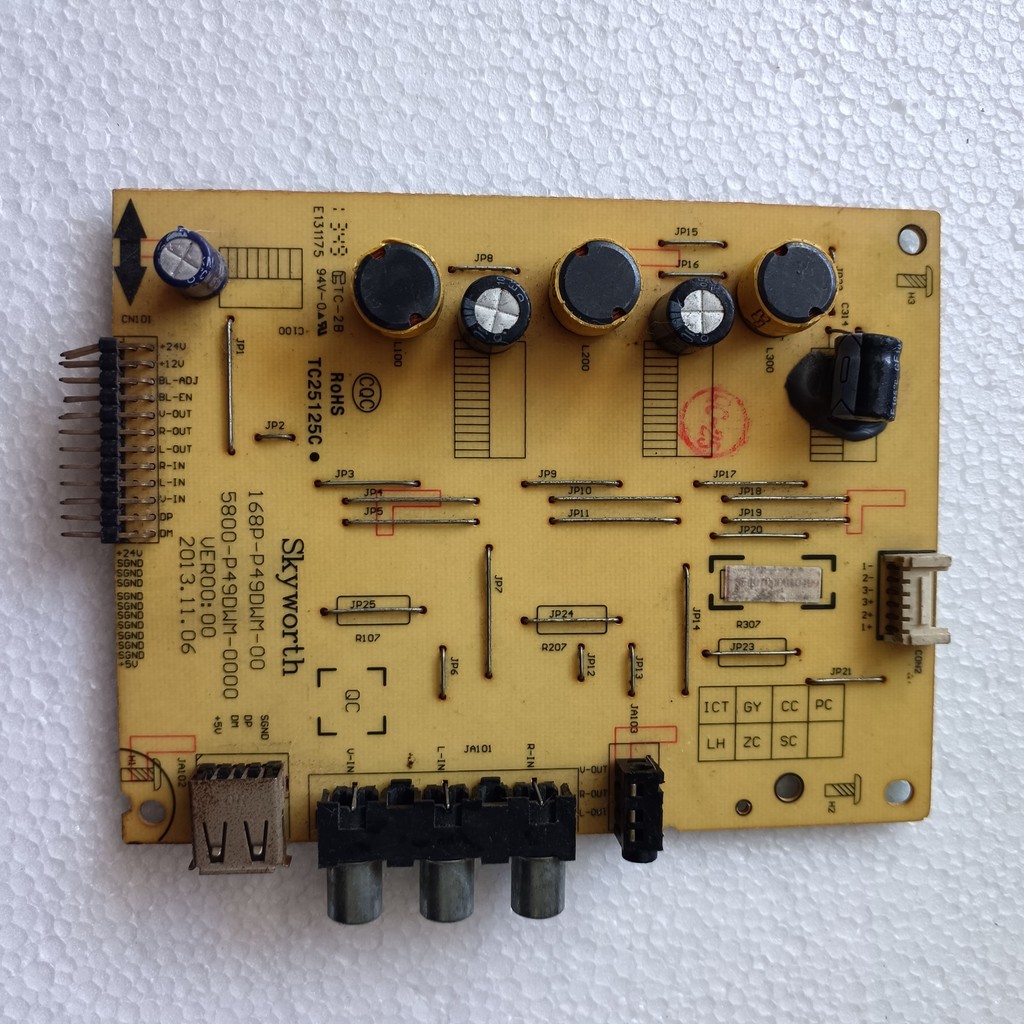 Chuangwei 49E360E บอร์ดกระแสไฟคงที่ 168P-D49XM0-0/01/04 5800-D49XM0-0009/01/04