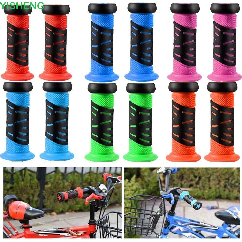 YISHENG ปลอกแฮนด์สําหรับเด็กสําหรับเด็กสําหรับจักรยานสามล้อสีสันสดใสสกู๊ตเตอร์มือจับยางมือจับมือจับจ
