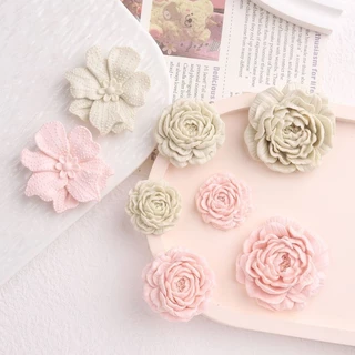 ACCESSORIES รองเท้าเกาหลี Mori Series ดีไซน์สามมิติดอกไม้และเพียรล์ สไตล์หรูหรา พร้อมกลไกซ่อนน้ำหอมที่ถอดออกได้