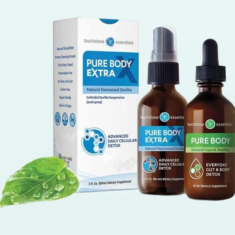 Pure Body 60 mL Touchstone Essentials - Zeolite Detox Pack - Fulvic Detox Pack - ผลิตภัณฑ์เสริมอาหาร