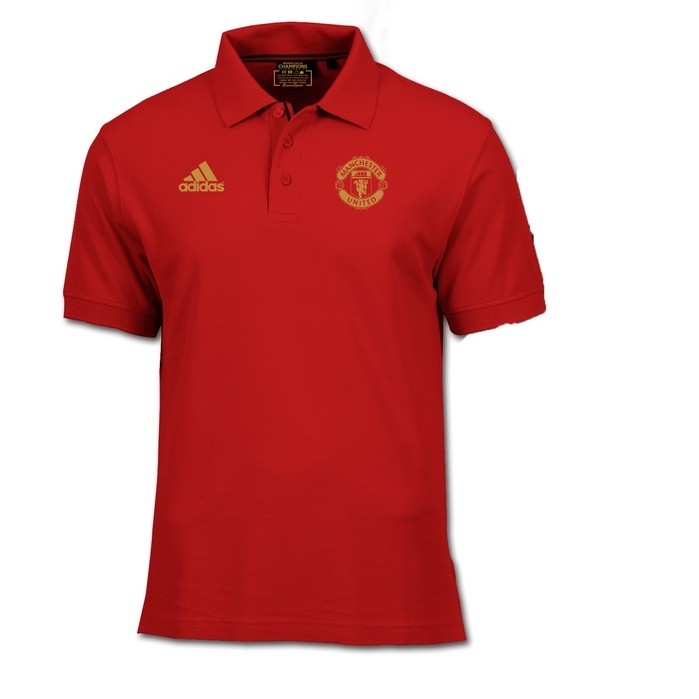 Polo Premium Baju Polo Team Manchester United FC EPL Gold Edition เสื้อยืดลําลองกราฟิก Tee - รูปที่ 4