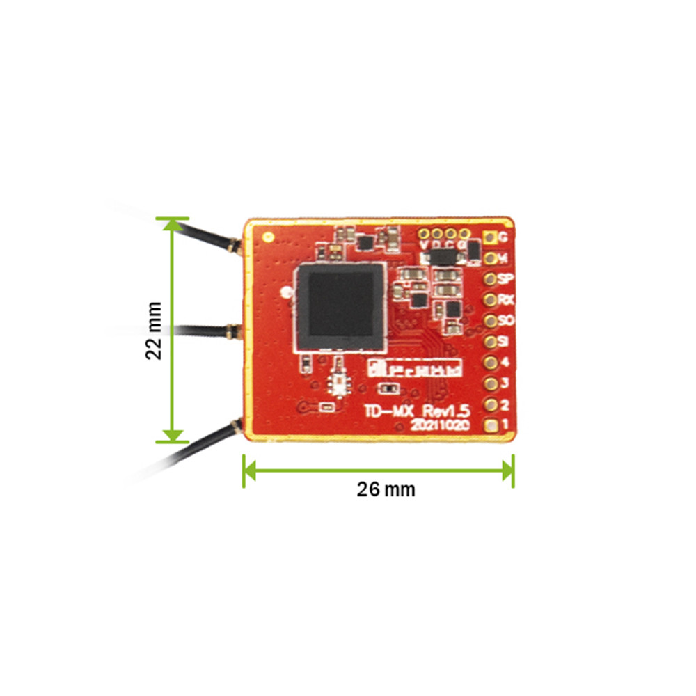 FrSky FrSky TD MX 2.4 GHz และ 900MHz Dual Band Receiver 4CH PWM Channel