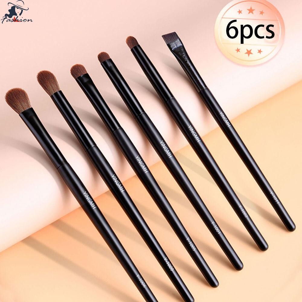 5/6 ชิ้นชุดแปรงแต่งหน้า - ใบหน้าอายแชโดว์อายไลเนอร์คิ้ว ผู้สมัคร - รูปที่ 2