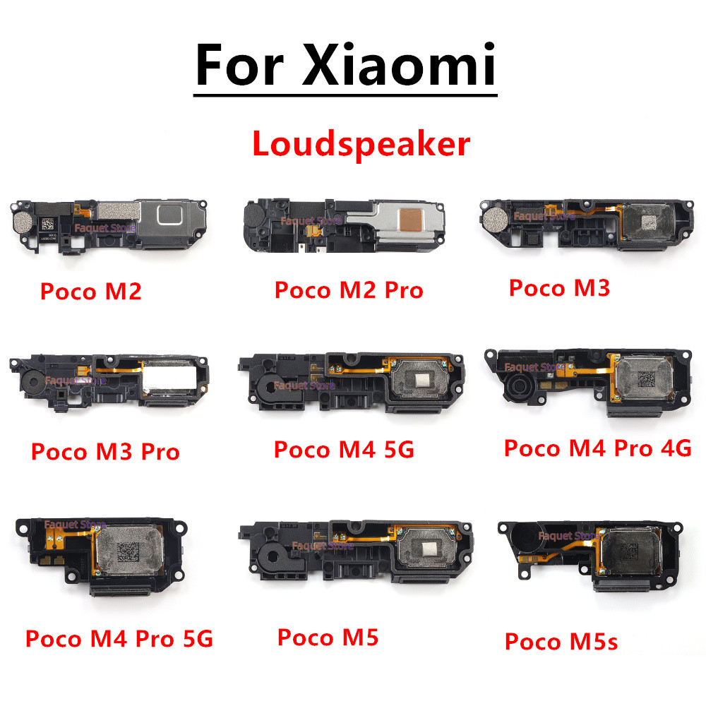 ลําโพงสําหรับ Xiaomi Poco M3 M4 M2 M5 Pro 4G 5G M5S Loud ลําโพง Buzzer Ringer Flex Cable