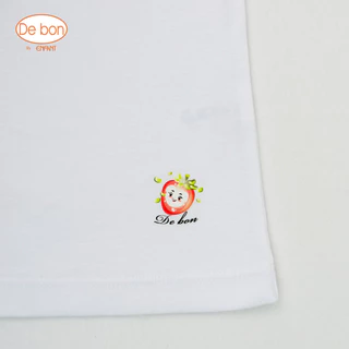 DE BON เสื้อกล้ามเด็กผู้ชายและเด็กหญิง ลายผลไม้-แมว สำหรับเด็ก 2 - 10 ปี 1แพค บรรจุ 2 ตัว รุ่น EV2R20