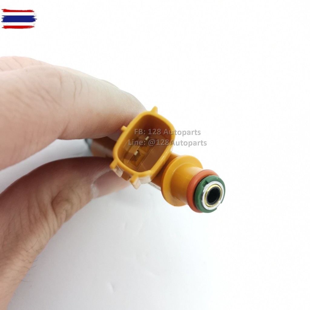 หัวฉีด Toyota Vios Yaris 2008 Part No. 23250-0M010 สีส้ม 12 รู