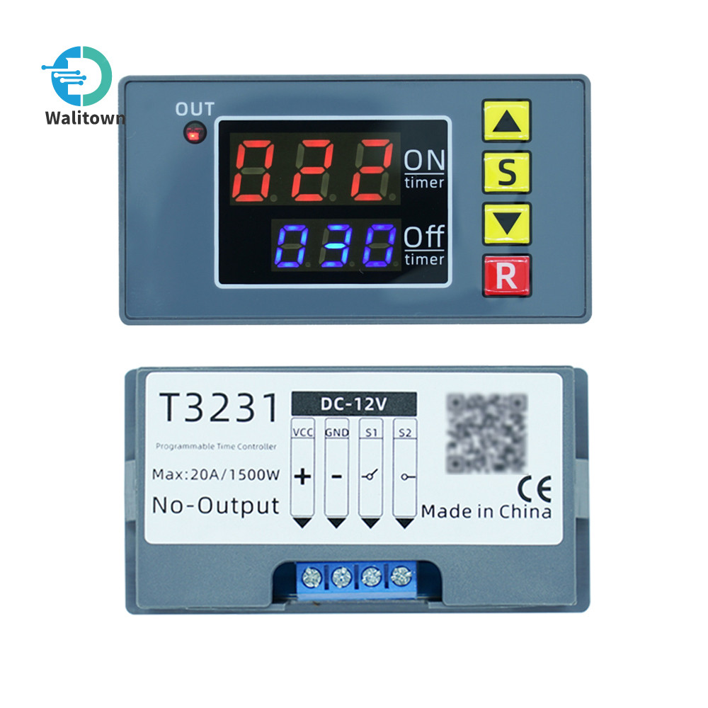 T3231 DC12V/DC24V/AC110-220V รีเลย์หน่วงเวลาไทม์มิ่งพร้อมเชลล์