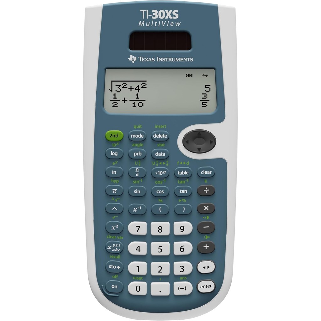 Texas Instruments TI-30XS เครื่องคิดเลขวิทยาศาสตร์หลายมุมมอง