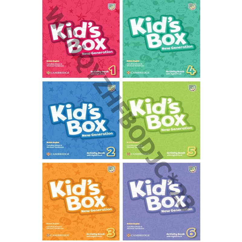 New Arrival / Kids Box New Generation Activity Book 1-2-3-4-5-6 / Cod / Color