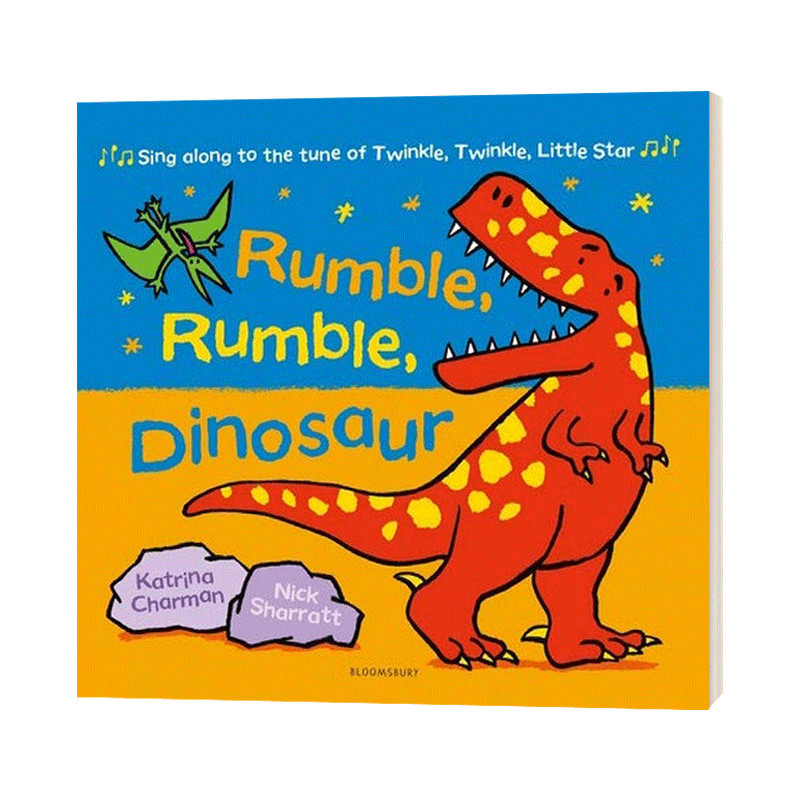 Rumble Rumble Dinosaur Rumble Dinosaur Rumble Dinosaur Period English หนังสือภาพเด็กต้นฉบับนําเข้าภา