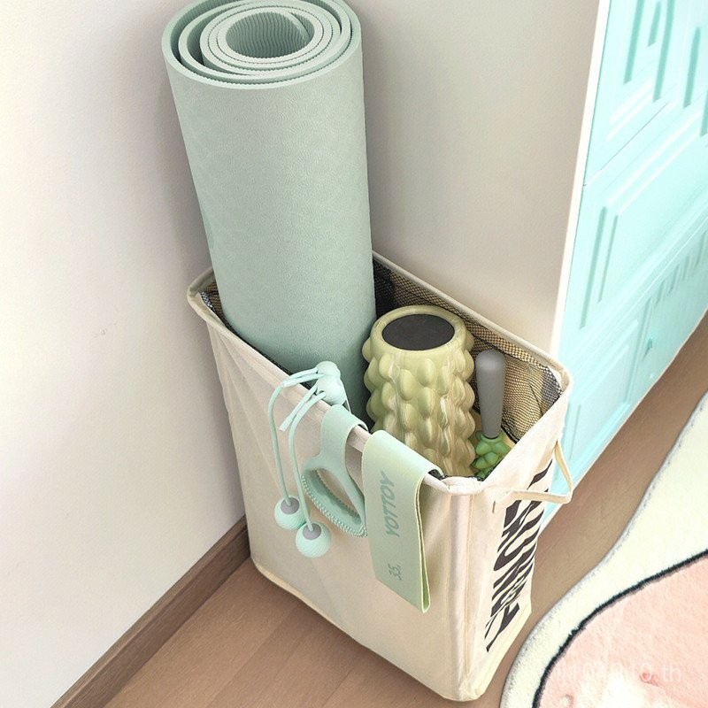 Hualien Roller อุปกรณ์ออกกำลังกาย เสื่อโยคะพร้อมล้อ ตะกร้าเก็บกีฬาโฟม