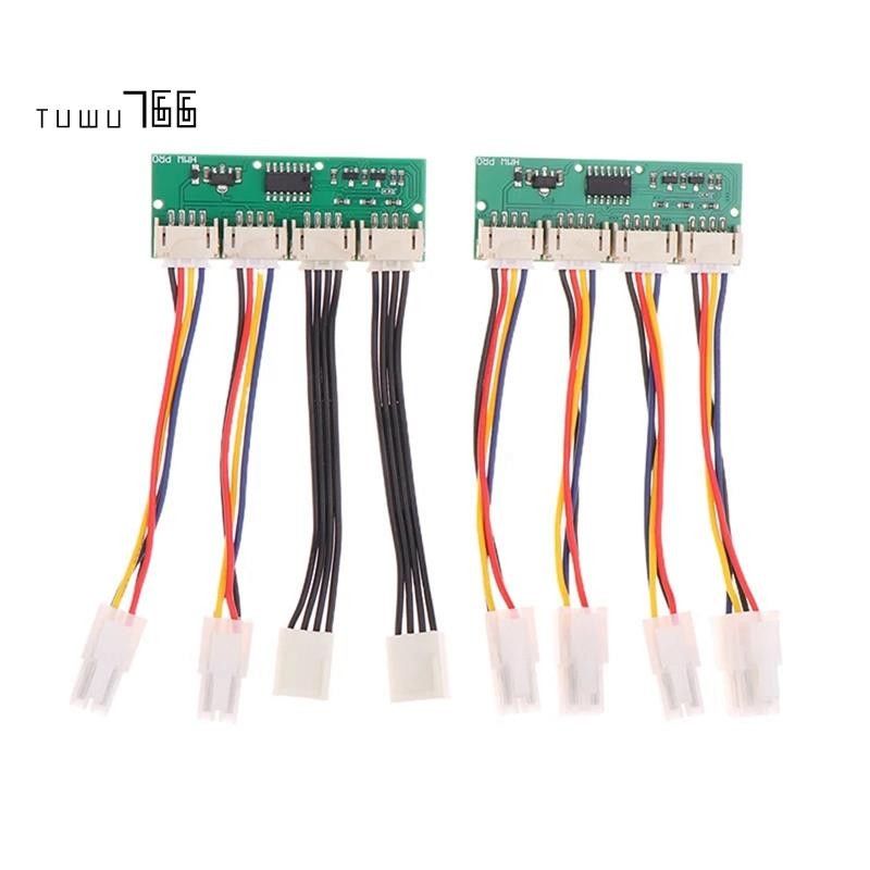 [tuwu766]2PCS S19 S21 พัดลม Spoofer Dummer 12V 4Pin พัดลมจําลองจําลองพิเศษสําหรับ Antminer S21 S19kp