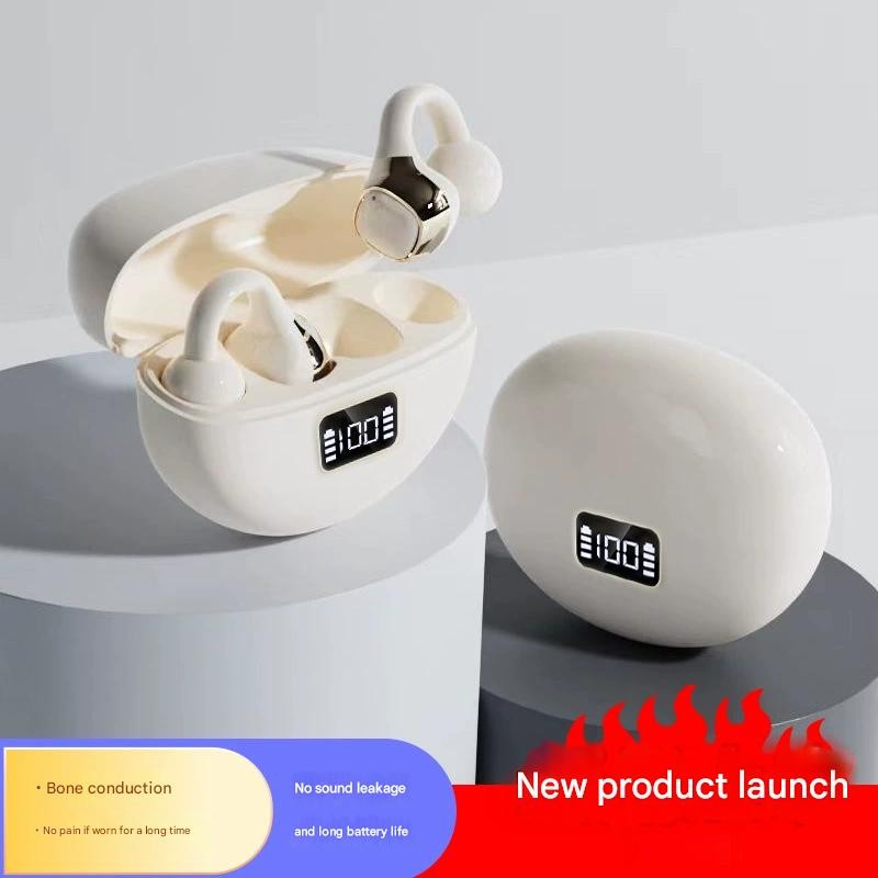 หูฟังเปิดหูหูฟังไร้สายTWS Touch Controlหูฟังไร้สายจอแสดงผลLED V5.4 หูฟังไร้สายสําหรับAndroid IOS Elf