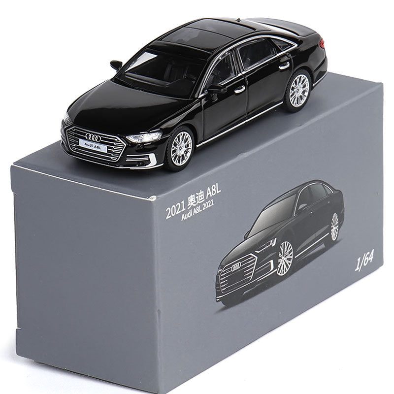 ⭐24ชม.⭐Jkm 1:64 Audi A8L Horch Sedanรถรุ่นMiniature AlloyรถDiecastรุ่นของเล่น