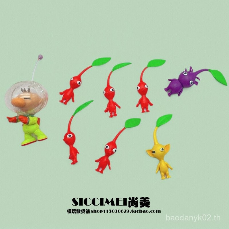 สินค้าจํานวนมาก JAKK Nintendo Super Smash Bros. Olimar Action Figure Q Version Collection Pikmin Squ