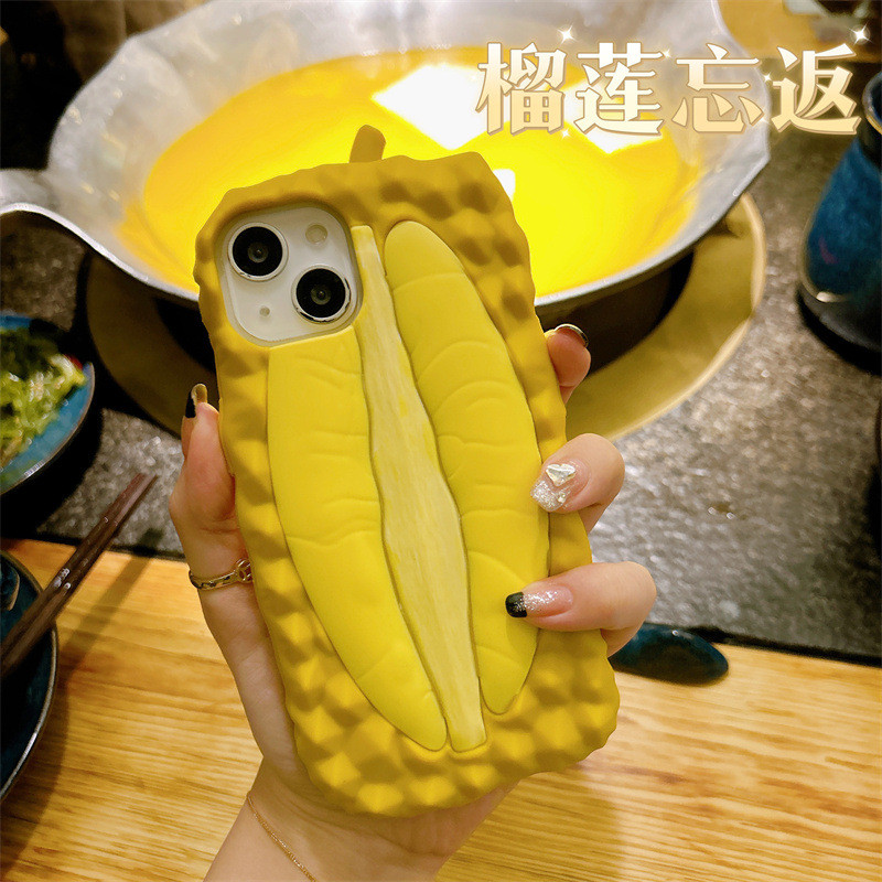 Creative Funny Style Durian 1512 เหมาะสําหรับ 13/14pro max Phone Case Cover 11