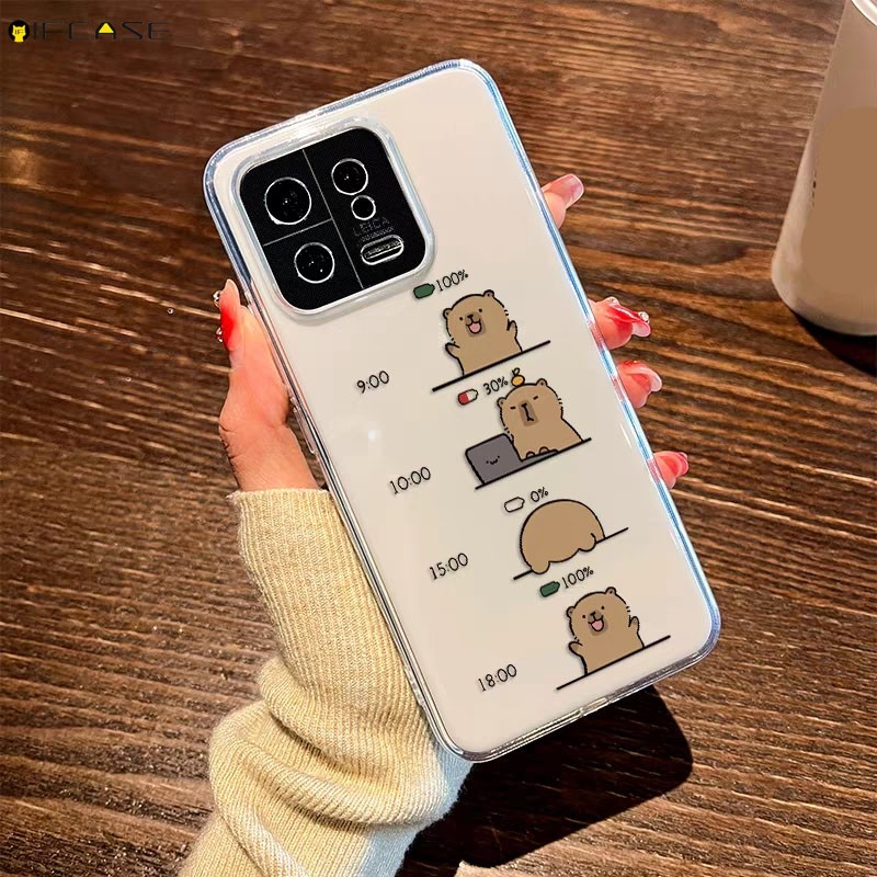 สําหรับ Honor 500 Pro 400 Lite X9D X8C X70 X70i X60 GT Pro Power Honor500 เคสโทรศัพท์ตลก Capybara ทํ