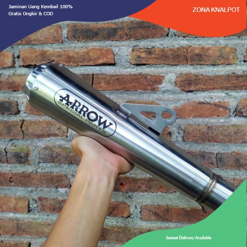 Arrow Exhaust 51mm Muffler สําหรับรถจักรยานยนต์ทั้งหมด