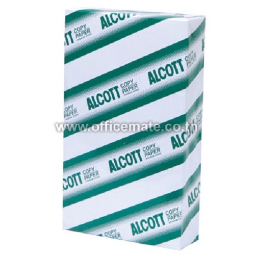 Alcott กระดาษถ่ายเอกสาร F4 80 g. (รีม 500 แผ่น)