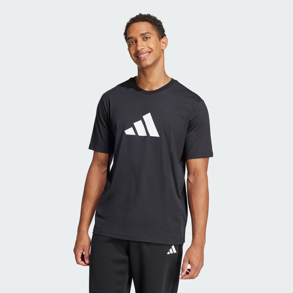 adidas Lifestyle Future Icons 3 Bar Logo Tee Men Black JI8770