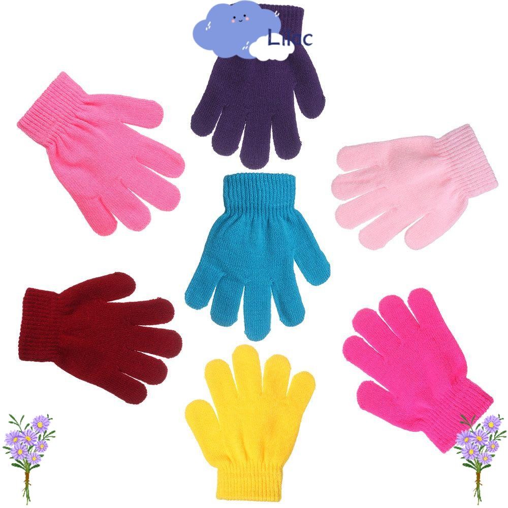 ถุงมือฤดูหนาวอบอุ่นสำหรับเด็กผู้หญิง