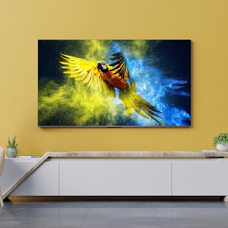 TCL 55V6E 55 นิ้วโลหะเต็มหน้าจอ 4K เครือข่ายความละเอียดสูงพิเศษสมาร์ท LCD ทีวีแบนอเมริกาจีน