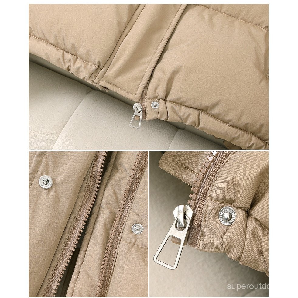 ฤดูหนาวเวอร์ชั่นเกาหลีใหม่2025 แจ็คเก็ตผ้าฝ้ายอเนกประสงค์สําหรับผู้หญิง เล็กกระทัดรัด แฟชั่นคลุมด้วยผ้าผ้าฝ้ายเสื้อลําลองผู้หญิงแจ๊กเก็ต ดร - รูปที่ 6