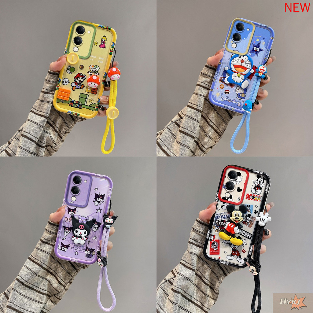 เคส VIVO Y17S VIVOY28 5G น่ารัก Anti fall อะนิเมะการ์ตูน TPU ซิลิโคนอ่อนนุ่มเคสโทรศัพท์YXML