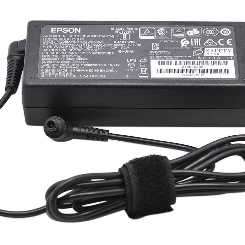 เครื่องสแกนเนอร์ Epson A482E ดั้งเดิม V33 V30SE V300 V330p V37 แหล่งจ่ายไฟ 13.5V1.2A