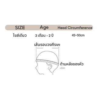 หมวกเด็ก ปรับได้ หมวกกันแดดเด็ก ผ้าฝ้าย ระบายอากาศได้ดีและสะดวกสบาย สไตล์น่ารัก