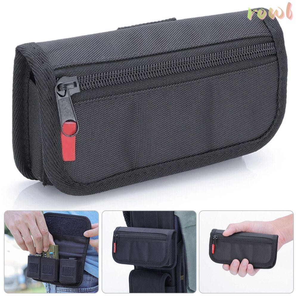 ROWL กล้องเก็บแบตเตอรี่ Home Portable Card Pouch Memory Card Organizer