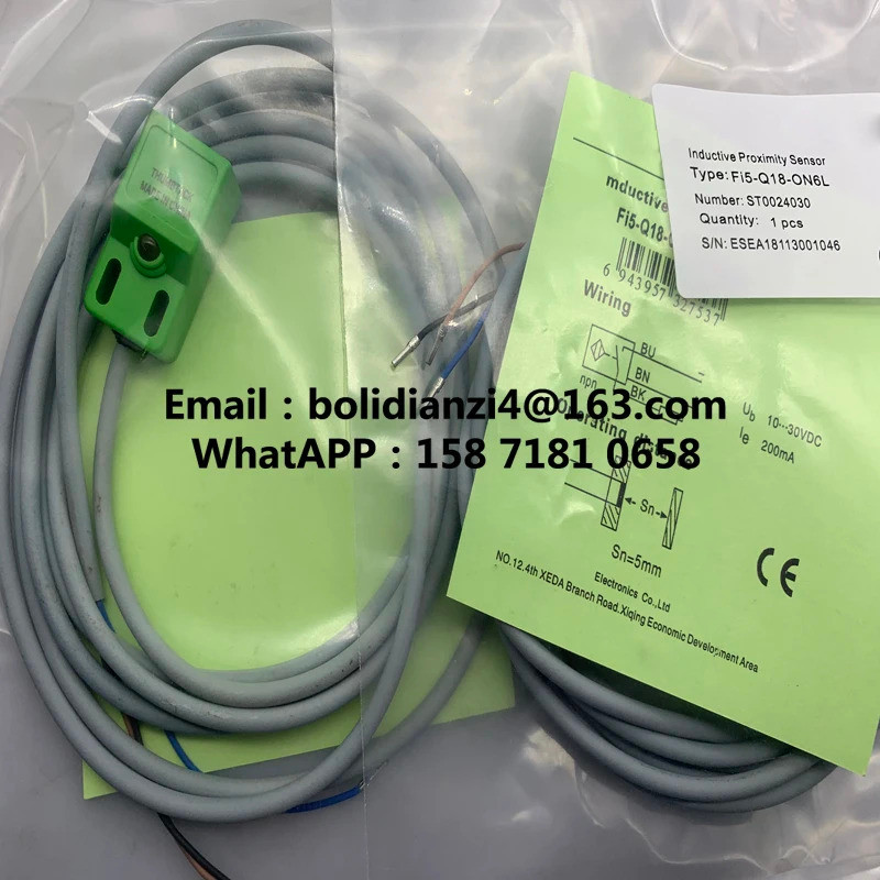 จัดส่งรวดเร็ว เซ็นเซอร์ใหม่ FI5-Q18-ON6L FI5-Q18-CN6L FI8-Q18-ON6L FI8-Q18-CN6L ในสต็อก