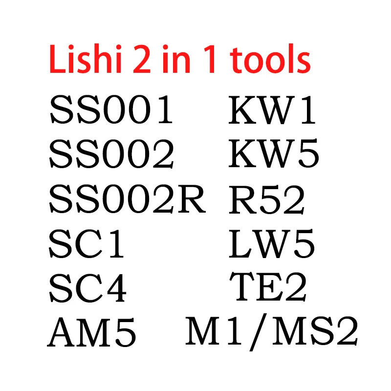 LiShi 2 in 1 เครื่องมือ SS001 SS002 SS003 SC1 SC4 KW1 KW5 AM5 LW5 SS002R R52 2IN1