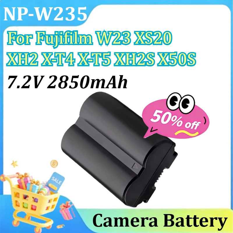 NP-W235 NP W235 แบตเตอรี่กล้องสําหรับ Fujifilm W23 XS20 XH2 X-T4 X-T5 XH2S X50S GFX100S 50SII แบตเตอ