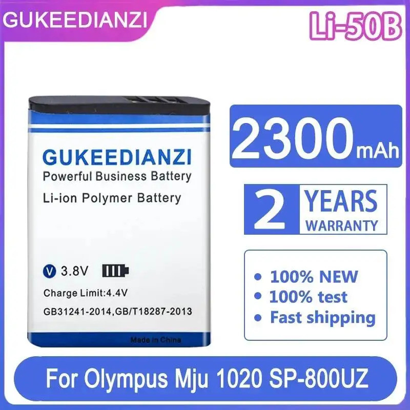 แบตเตอรี่ LI-50B สําหรับ Olympus Mju 1020 SP-800UZ สําหรับ Stylus 1010 1010 U6010 U6020 สําหรับ Pent