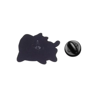 แมวน่ารัก Shark Enamel Pins ตลกสีส้มสีดําแมวเข็มกลัดการ์ตูนสัตว์ป้ายเสื้อผ้าอุปกรณ์เสริมของขวัญสําหรับเพื่อน