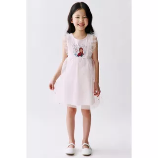 H&M(เอชแอนด์เอ็ม) เดรสกระโปรงผ้าตูลล์พิมพ์ลาย เด็กหญิง 1334768_1