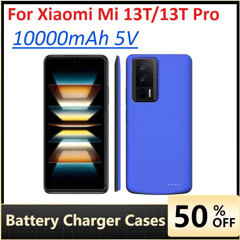 10000mAh Battery Charger Cases สําหรับ Xiaomi Mi 13T แบบพกพา Charger Power Bank สําหรับ Xiaomi Mi 13