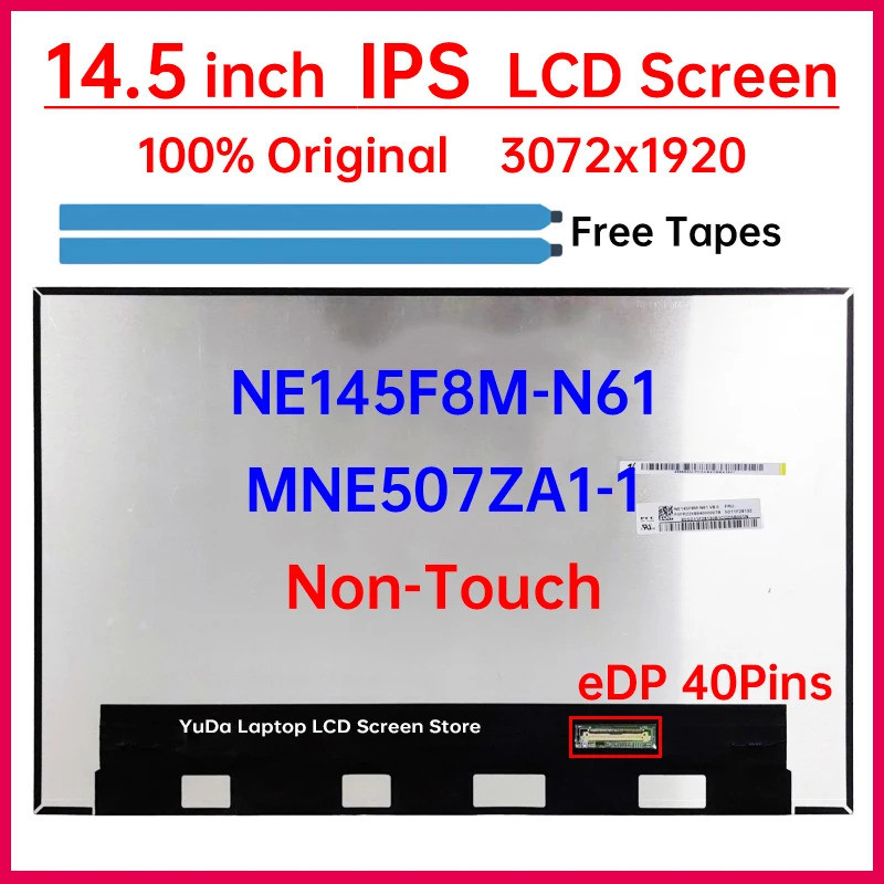 14.5 นิ้วหน้าจอ LCD NE145F8M-N61 MNE507ZA1-1 สําหรับ Lenovo โยคะ Slim 7 ProX 14ARH7 14IAH7 จอแสดงผล 