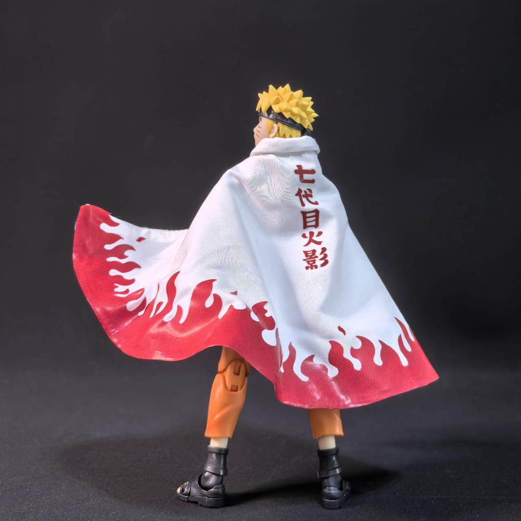 [คุณภาพสูง] พร้อมสต็อก shf Naruto Seventh Generation Uzumaki Naruto Cloak Naruto Robe Cloak เสื้อผ้า
