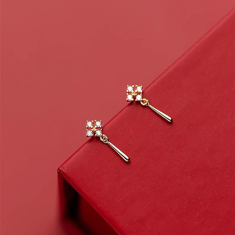 Celestia Earrings ต่างหูเงินแท้ S925 [MERCELO]