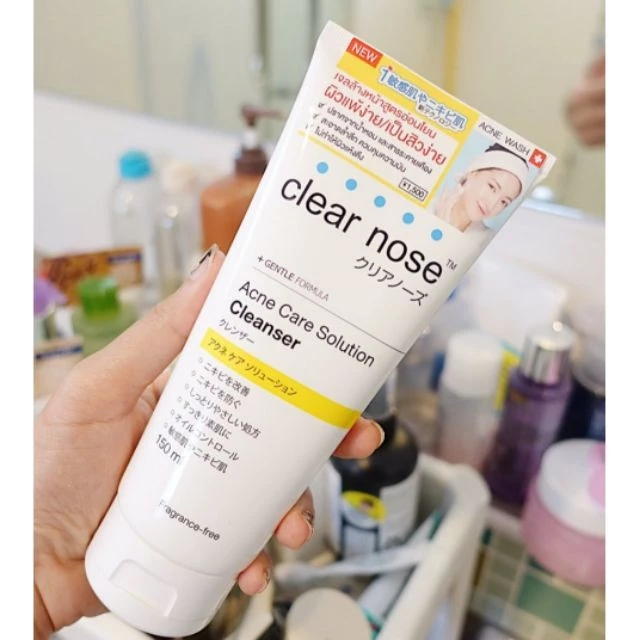 โฟมล้างหน้า Clear nose Acne Care Solution Cleanser / Bright Micro Solution Cleanser