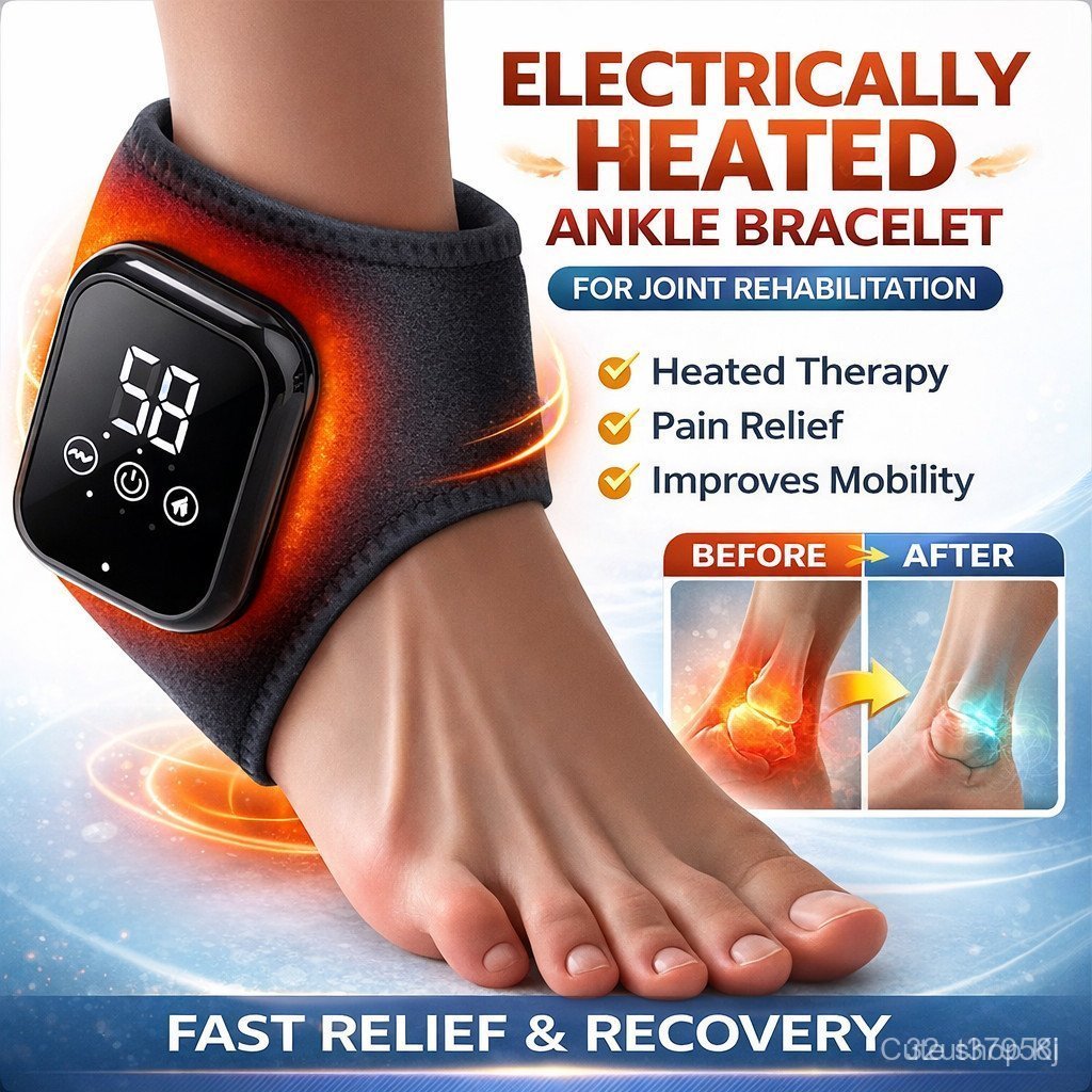 ✨Relax Ankles✨Ankle Massager Rehabilitation Vibrating Massage 电加热护脚踝按摩器/Electric Heating Ankle Massa