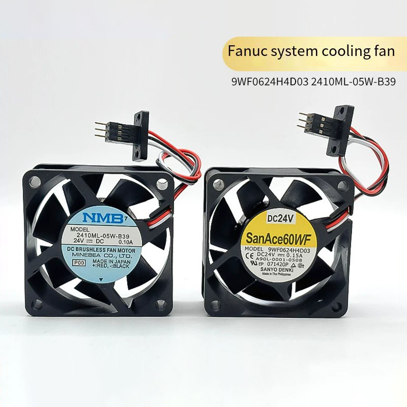 A90L-0001-0508 9WF0624H4D03 24V พัดลมระบบ Fenasco ดั้งเดิมพร้อมปลั๊กเดิม