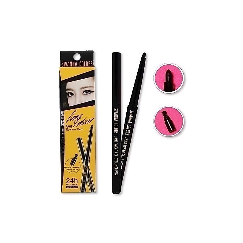Sivanna Long Wear Gel Eyeliner Pen #HF777 : ซิวานน่า อายไลเนอร์ x 1 ชิ้น alyst