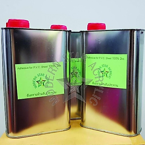 น้ำยาเชื่อมพีวีซี PVC GLUE ใช้เชื่อมแผ่น pvc ใสให้ติดกัน