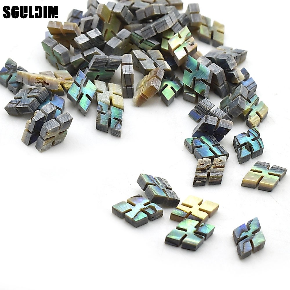 20PCS กีตาร์ Abalone Mother of Shell Dot เพชรหยัก Inlay Maker สําหรับกีตาร์เบส Ukulele Fingerboard Fret Luthier DIY