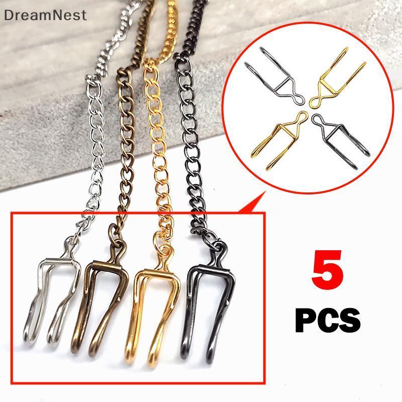 [DreamNest] ตะขอโซ่นาฬิกา Poet ทนต่อการสึกหรอ 5 ชิ้นเปลี่ยน Bules โลหะผสมโซ่เอว Claspsps สําหรับซ่อมนาฬิกาบ้าน DIY ทํา (th)