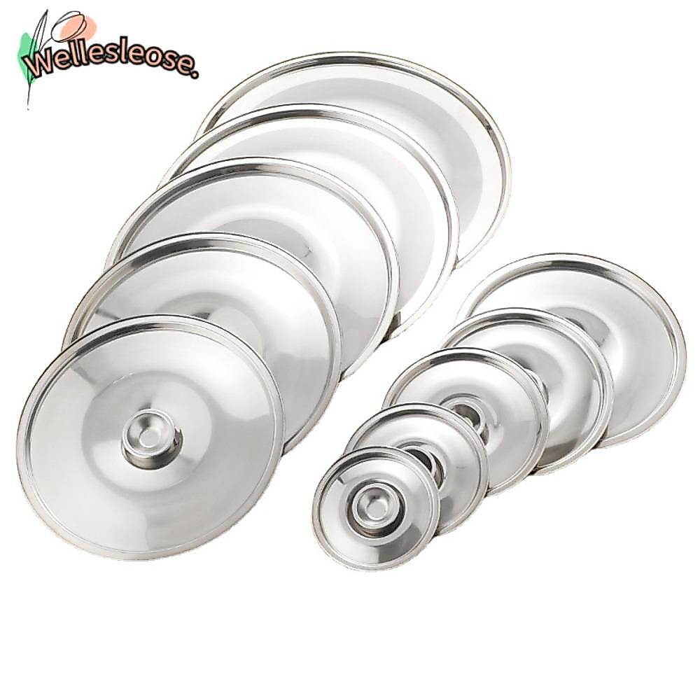 Welle ฝาปิดหม้อ, สแตนเลส Universal รอบฝาหม้อ, เปลี่ยน 10-24 ซม. Thicken Saucepan ฝาครอบอุปกรณ์ครัว