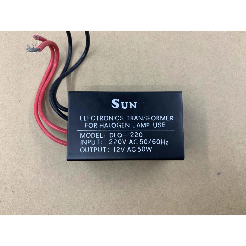 หม้อแปลงอิเล็กทรอนิกส์ DLQ220 หลอดฮาโลเจน 12V50W หม้อแปลงเฉพาะ G4 โคมไฟหม้อแปลงไฟฟ้า 220V ถึง 12V